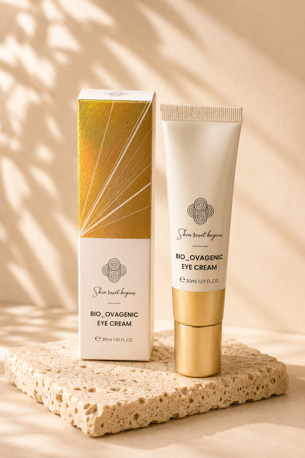Bio Ovagenic Eye Cream, contorno de ojos antiarrugas de Silvia Moreno, envase de 30 ml