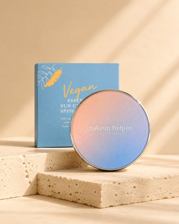 Cushion con protección solar SPF50+ PA++++ de filtros físicos, textura ligera con esponja aplicadora que protege frente a rayos UVA y UVB mientras hidrata y cuida la piel