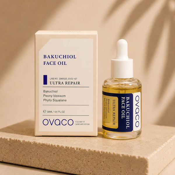 OVACO Bakuchiol Face Oil Ultra Repair · sérum bakuchiol retinol vegetal antiarrugas · cosmética coreana premium Silvia Moreno