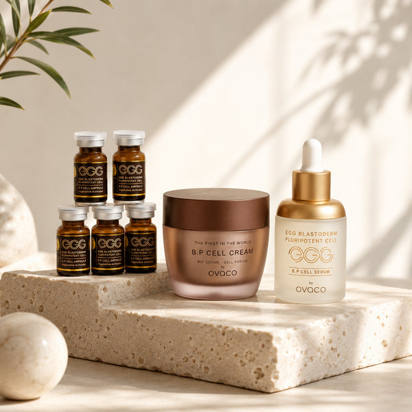 Set rutina facial completa de cosmética coreana profesional