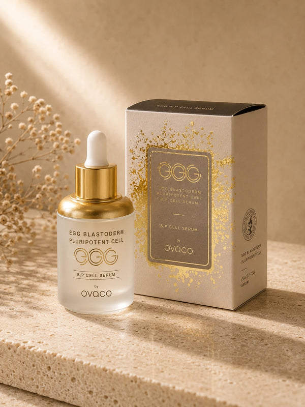 OVACO Egg BP Cell Serum · sérum células madre pluripotentes regeneración facial · cosmética coreana premium Silvia Moreno