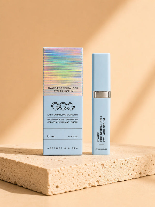 OVACO Egg Neural Cell Eyelash Serum · sérum pestañas crecimiento con células madre · cosmética coreana premium Silvia Moreno