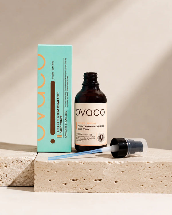 Perfect Rhythm Rebalance Basic Toner OVACO – Tónico facial reequilibrante con células madre