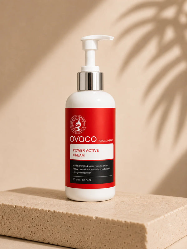 Power Active Cream OVACO – Crema reafirmante corporal con efecto calor 250ml