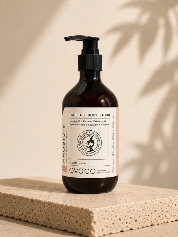 Probio 6 Body Lotion OVACO – Loción corporal hidratante con probióticos 300ml