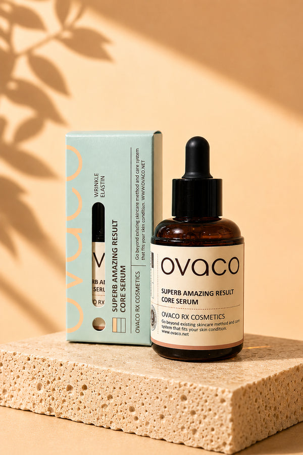 OVACO Superb Amazing Result, sérum con argireline efecto botox sin agujas que ayuda a mejorar la firmeza y el aspecto del rostro