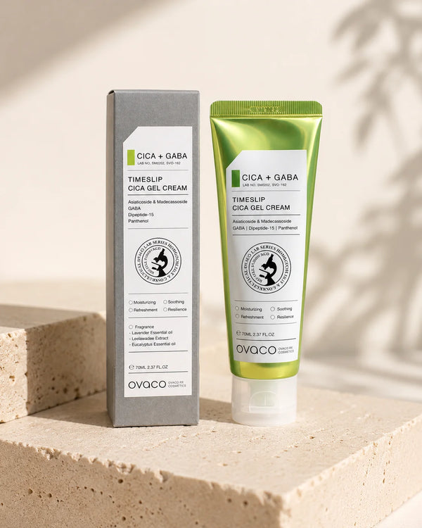 Timeslip Cica Gel Cream – Crema centella asiatica calmante y reparadora · OVACO